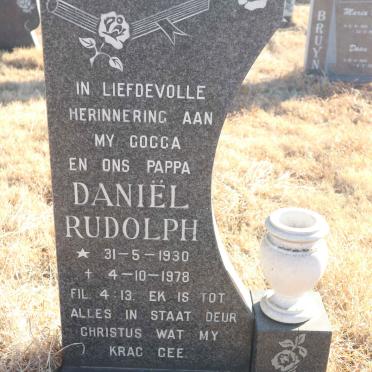 BURGER Daniel Rudolph 1930-1978