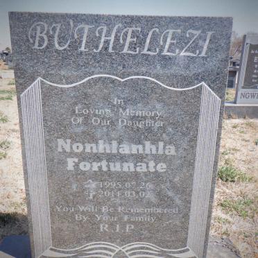 BUTHELEZI Nonhlanhla Fortunate 1995-2011