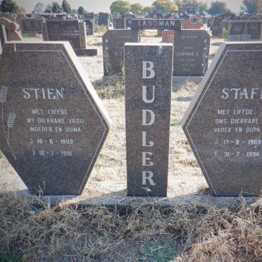 BUDLER Staff 1909-1994 &amp; Stien 1909-1991
