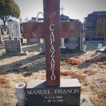 CAPAZARIO Manuel Francis 1918-1991