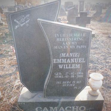 CAMACHO Emmanuel Willem 1956-2000