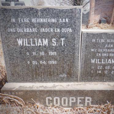 COOPER William S.T. 1919-1996 :: COOPER William S. 1942-2002