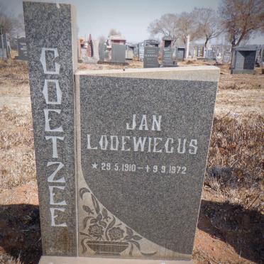 COETZEE Jan Lodewiecus 1910-1972