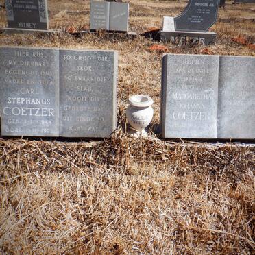 COETZER Carl Stephanus 1944-1992 &amp; Margarietha Johanna 1938-2003