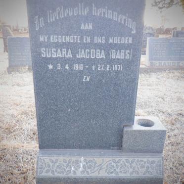 CHAMBERLAIN Susara Jacoba 1918-1971