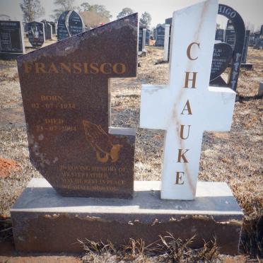 CHAUKE Fransisco 1934-2004
