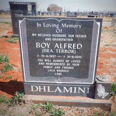 DHLAMINI Boy Alfred 1937-2010