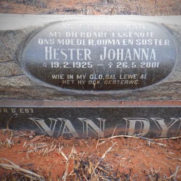 DYK Hester Johanna, van 1925-2001
