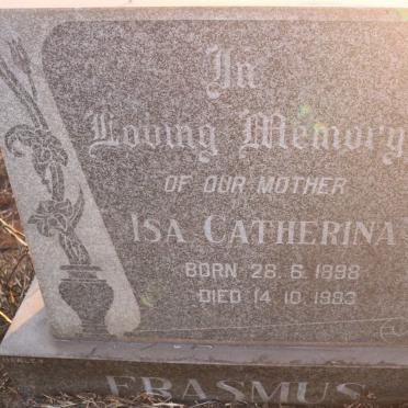 ERASMUS Isa Catherina 1898-1983