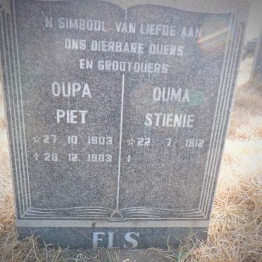 ELS Piet 1903-1983 &amp; Stienie 1912-