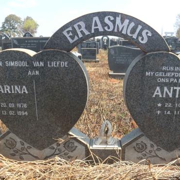 ERASMUS Anton 1949-2016 :: ERASMUS Marina 1976-1994