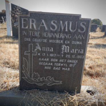 ERASMUS Anna Maria 1917-1983