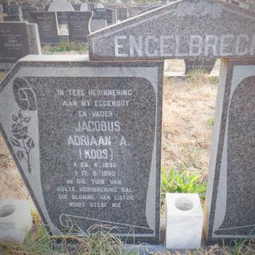 ENGELBRECHT Jacobus Adriaan A. 1938-1990