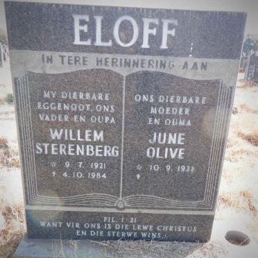ELOFF Willem Sterenberg 1921-1984 &amp; June Olive 1932-