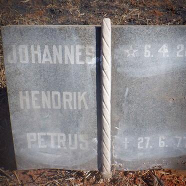 ENGELBRECHT Johannes Hendrik Petrus 1928-1977