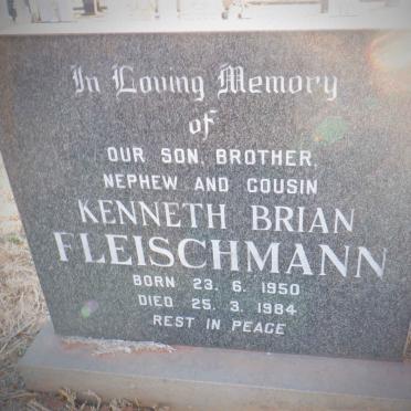 FLEISCHMANN Kenneth Brian 1950-1984