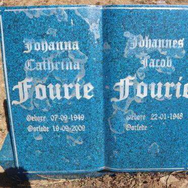 FOURIE Johannes Jacob 1948- &amp; Johanna Cathrina 1949-2009