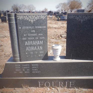 FOURIE Abraham Adriaan 1925-1979
