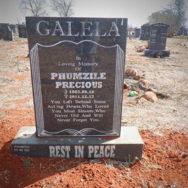 GALELA Phumzile Precious 1983-2011