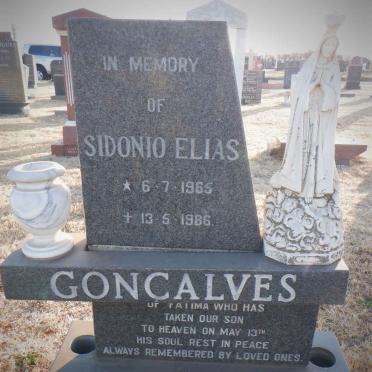 GONCALVES Sidonio Elias 1965-1986