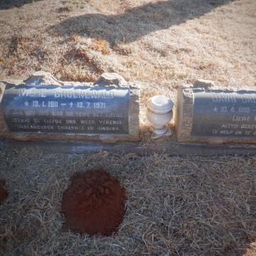 GROENEWALD Willie 1911-1971 &amp; Dawn 1919-1998