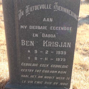 GRIEBENOW Ben Krisjan 1939-1973