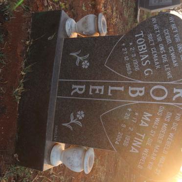 GROBLER Tobias G. 1936-1989 &amp; Tina 1935-2004