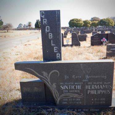 GROBLER Hermanus Philippus 1930-1979 &amp; Sintiché 1931-1978