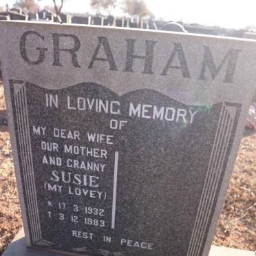 GRAHAM Susie 1932-1983