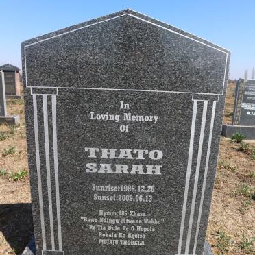 GUAMBE Thato Sarah 1986-2009