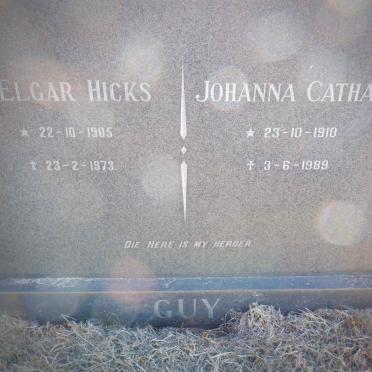 GUY Elgar Hicks 1905-1973 &amp; Johanna Catharina 1910-1989
