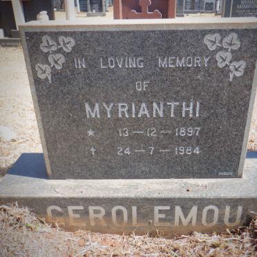 GEROLEMOU Myrianthi 1897-1984