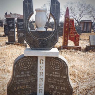 GERBER Samuel 1935-1994 &amp; Nicolina 1931-1998