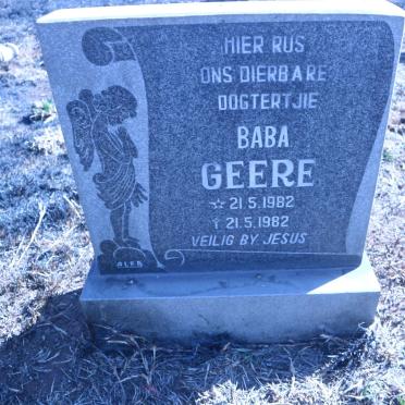 GEERE 1982-1982