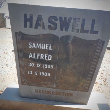 HASWELL Samuel Alfred 1908-1989