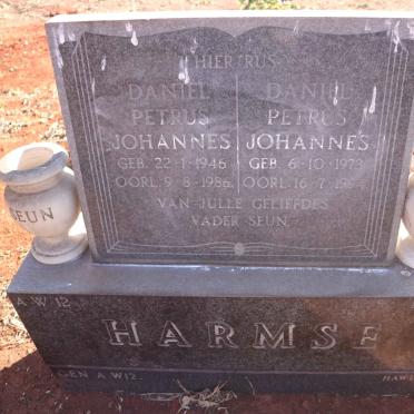 HARMSE Daniel Petrus Johannes 1946-1986 :: HARMSE Daniel Petrus Johannes 1973-1994
