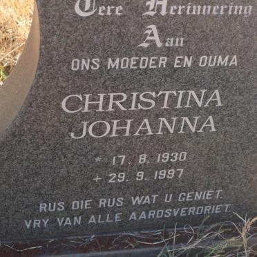 HARMSE Daniel du Plessis 1924-1977 &amp; Christina Johanna 1930-1997