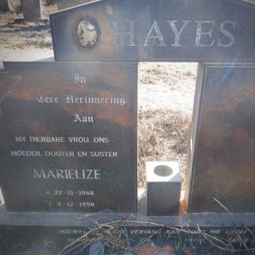 HAYES Marielize 1968-1998
