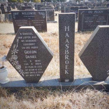 HAASBROEK Gideon Daniel 1946-1984