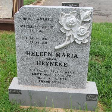 HEYNEKE Heleen Maria GRABE 1943-2010