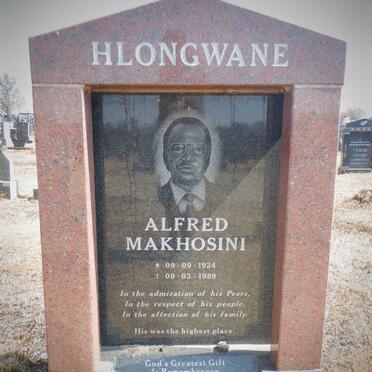 HLONGWANE Alfred Makhosini 1924-1989