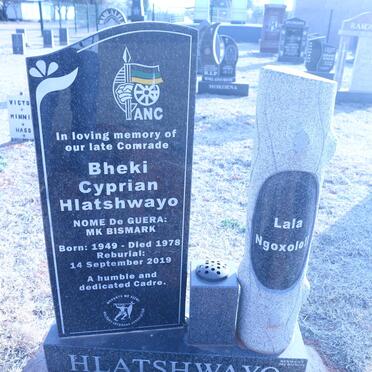 HLATSHWAYO Bheki Cyprian 1949-2019