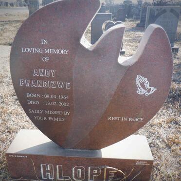 HLOPE Andy Phangizwe 1964-2002