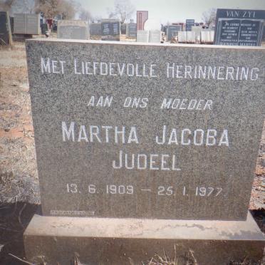JUDEEL Martha Jacoba 1909-1977