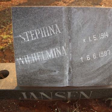 JANSEN Stephina Wilhelmina 1914-1987