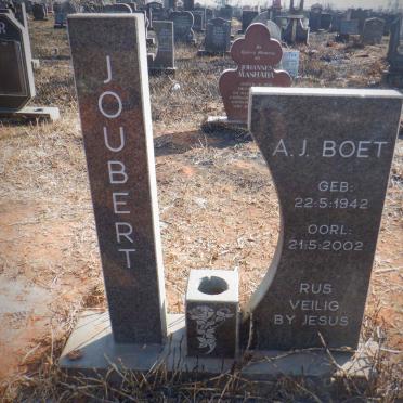 JOUBERT A.J. 1942-2002