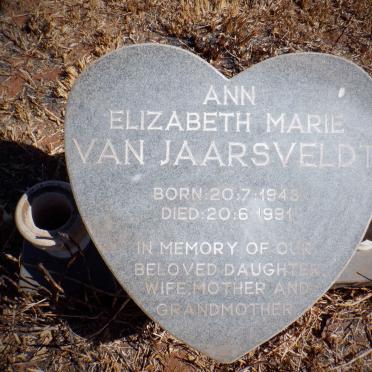 JAARSVELD Elizabeth Marie, van 1943-1991