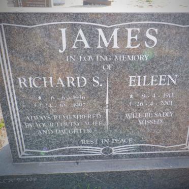 JAMES Eileen 1911-2001 :: JAMES Richard S. 1936-1997