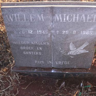 JAGER Willem Michael, de 1945-1985