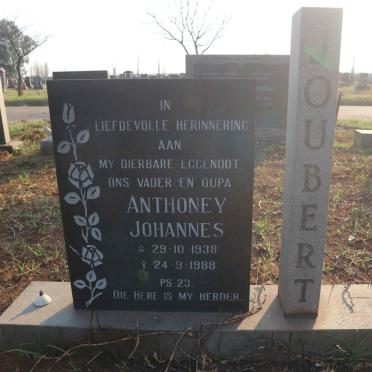JOUBERT Anthoney Johannes 1938-1988